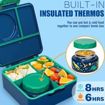 Fimibuke Bento Lunch Box: Leak-Proof & Insulated