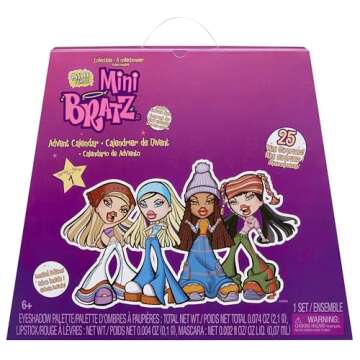 MGA's Miniverse Bratz Minis Advent Calendar - 25 Surprises, Y2K Nostalgia, Collectors Ages 6 7 8 9 10+