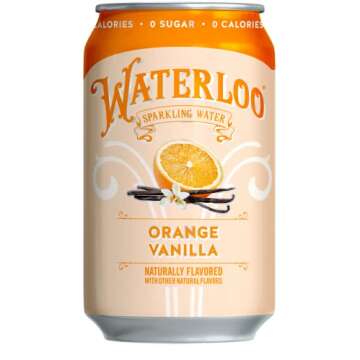 Waterloo Sparkling Water, Orange Vanilla Naturally Flavored, 12 Fl Oz Cans (Pack of 12) – Zero Calories and Zero Sugar or Sweeteners of Any Kind