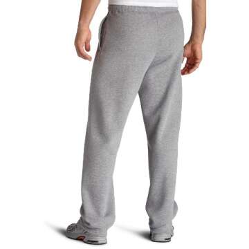 Russell Athletic Men's Dr-Power Fleece Open Bottom Pocket Pant, Oxford, Small