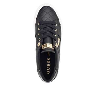 Guess Women's Loven Sneaker, Black 978, 5