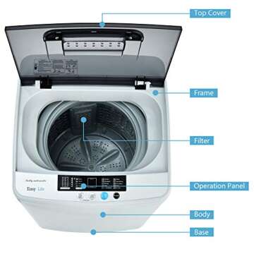 Giantex Portable Washer & Spinner Combo for Apartments