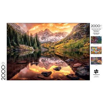 Buffalo Games - Joshua Snow - Maroon Lake Reflections - 2000 Piece Jigsaw Puzzle for Adults