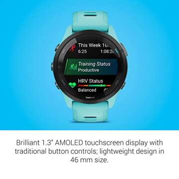 Garmin Forerunner 265 Running Smartwatch with AMOLED