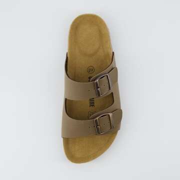 CUSHIONAIRE Lane Cork Footbed Sandal Women's Size 8