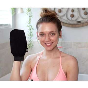 Bronze Tan Self Tanner Remover & Skin Exfoliating Glove For Sunless Tanning Best Self Tan Remover Glove for Easy and Painless Sunless Tan Removal Try it with Our Self Tan Removal Mousse!