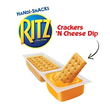 Handi-Snacks RITZ Crackers 'N Cheesy Dip Snack Packs, 20 Snack Packs