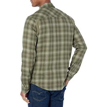 Under Armour Men's Tradesman Flex Flannel Button Down, (310) Baroque Green / / Black, X-Large