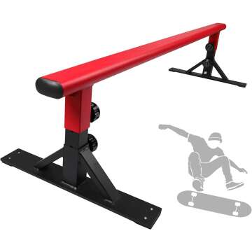 Adjustable Skateboard Grind Rail