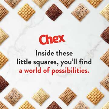 Chocolate Chex Cereal, Gluten Free Breakfast Cereal, Made with Whole Grain, 12.8 oz