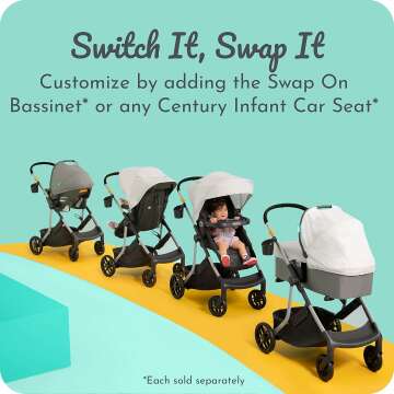 Century Swap Modular Stroller - Ultimate Versatility