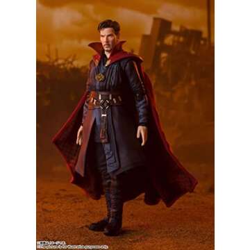 TAMASHII NATIONS - Avengers: Infinity War - Doctor Strange Battle on Titan Edition, Bandai Spirits S.H.Figuarts Action Figure