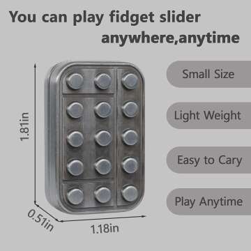 Metal Fidget Slider Toy