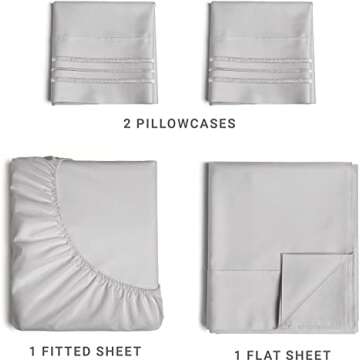 Breathable Queen Size Sheet Set for Comfort