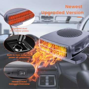 Portable 200W Auto Car Heater and Defroster