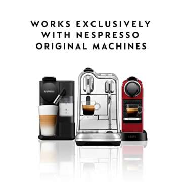 Nespresso Capsules Original Line, Arpeggio Decaffeinato, Dark Roast Coffee, 50-Count Coffee Pods