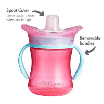 SenseAbles Teethe-Around Trainer Cup 7 oz - Pink