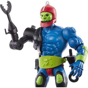 Masters of the Universe Origins Trap Jaw 5.5-in Action Figure, Battle Figure for Storytelling Play and Display, Gift for 6 to 10-Year-Olds and Adult Collectors