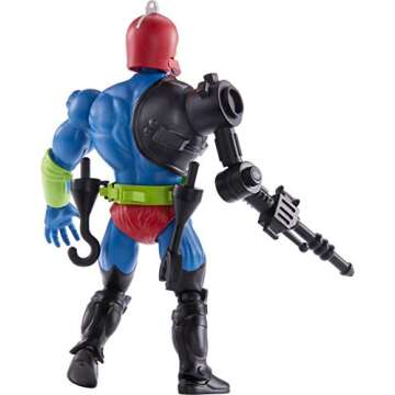 Masters of the Universe Origins Trap Jaw 5.5-in Action Figure, Battle Figure for Storytelling Play and Display, Gift for 6 to 10-Year-Olds and Adult Collectors