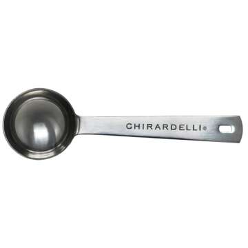 Ghirardelli Chocolate Company Sweet Ground White Chocolate Gourmet Flavored Powder 3.12 lb with Ghirardelli Stamped Barista Spoon