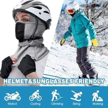 Windproof Winter Balaclava Ski Mask for All