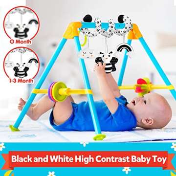 Baby Spiral Hanging Stroller and Car Seat Toys Black and White High Contrast Sensory Toy Newborn Plush Activity Toys Party Favors Quality Baby Gifts for Baby Shower New Year Valentine's Day-BEE