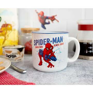 Spider-Man 1962 20oz Ceramic Camper Mug - Authentic