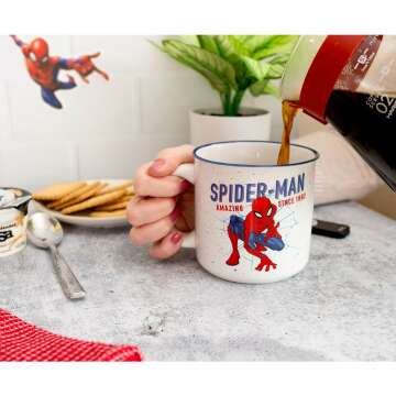 Spider-Man 1962 20oz Ceramic Camper Mug - Authentic