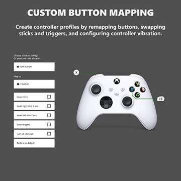 Xbox Controller Robot White - Renewed for Series X/S