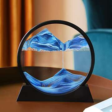 Arthink 3D Deep Sea Moving Sand Art - Calming Desk Decor