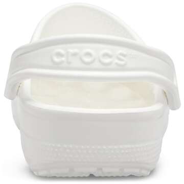 Crocs Unisex-Adult Classic Clogs (Best Sellers), White, 2 Men/4 Women