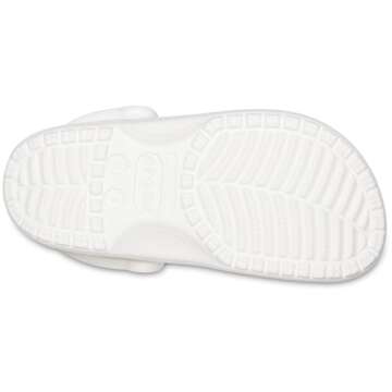 Crocs Unisex-Adult Classic Clogs (Best Sellers), White, 2 Men/4 Women