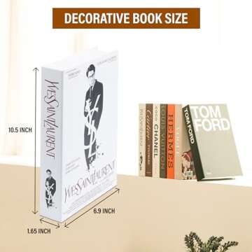 Decorative Books - Fake Books for Home Decor, Aesthetic Books for Room Decor, Coffee Table, Living Room, Preppy, Book Shelf, Shelf Decor, Designer Books Decor Set