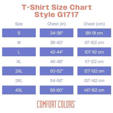 Comfort Colors Black Adult Tee G1717 X-Large