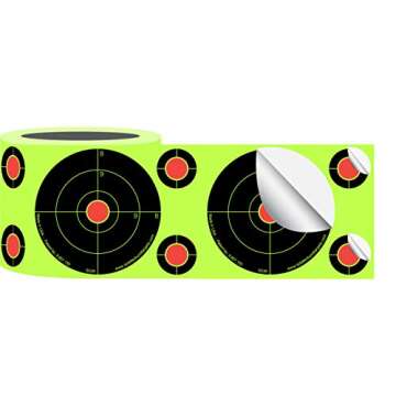 Splatterburst Targets - Roll of (250) 3 Inch Stick & Splatter Self Adhesive Shooting Target Stickers - Gun - Rifle - Pistol - Airsoft - BB Gun - Pellet Gun - Air Rifle - Made in USA