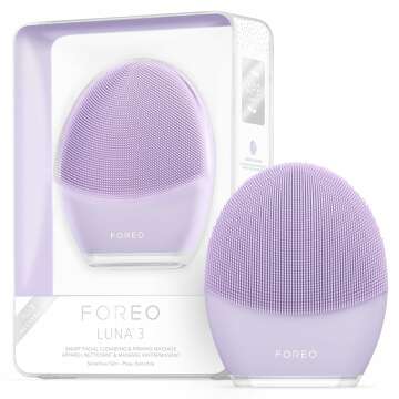 FOREO Luna 3 Facial Cleansing Brush | Anti Aging Face Massager | Enhances Absorption of Facial Skin Care Products | for Clean & Healthy Face Care | Simple & Easy | Waterproof