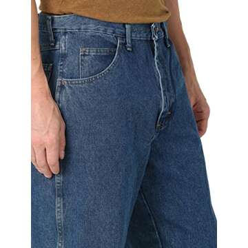 Rustler Men's Classic Relaxed Fit Jeans 38W x 30L