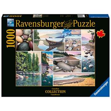 Ravensburger Canadian Collection: West Coast Tranquility 1000 Piece Jigsaw Puzzle for Adults - 17469 - Every Piece is Unique, Softclick Technology Means Pieces Fit Together Perfectly