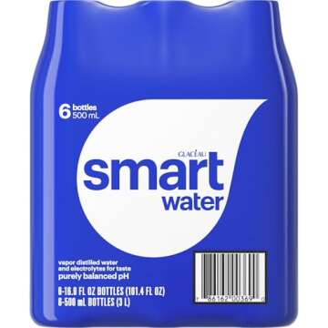 Smartwater Premium Vapor Distilled Water 6 Pack