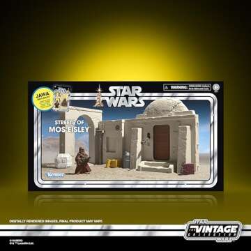 STAR WARS The Vintage Collection Streets of Mos Eisley, A New Hope 3.75 Inch Collectible Action Figure Playset