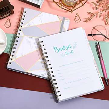 Budget Planner - 12 Monthly Financial Organizer, Expense Tracker, Undated Finance Planner, 6" x 8.2", Monthly Budget Book, Account Book, Start Anytime to Take Control of Your Money