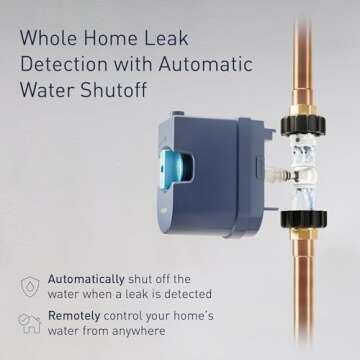 Moen 900-002 Flo Smart Water Monitor - Wi-Fi Leak Detector