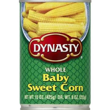 Dynasty Whole Baby Sweet Corn, 15 Oz