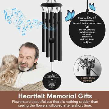 YOUNTASY Remembrance Windchimes for Loss and Comfort