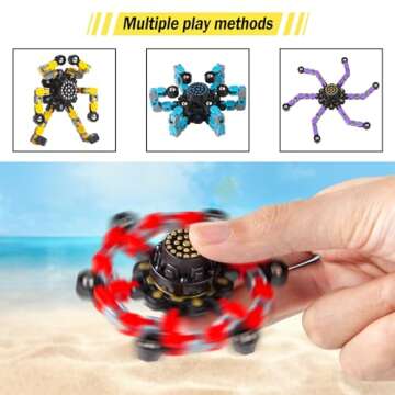 Gokeey Fidget Spinners - 2 Pack Stress Relief Toys