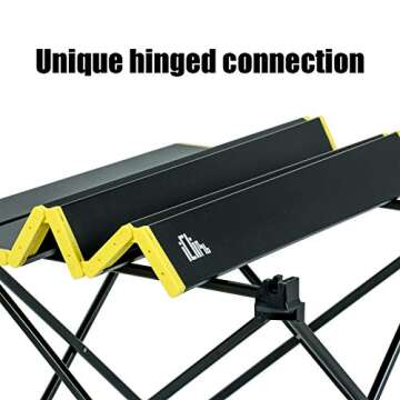 iClimb Ultralight Compact Camping Folding Table with Carry Bag for Outdoor Adventures