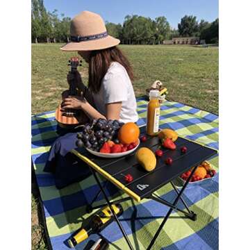 Ultralight Camping Folding Table with Carry Bag