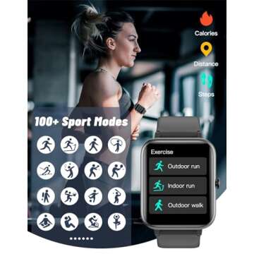 GRV Smart Watch for Call, Fitness, and More