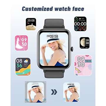 GRV Smart Watch for Call, Fitness, and More