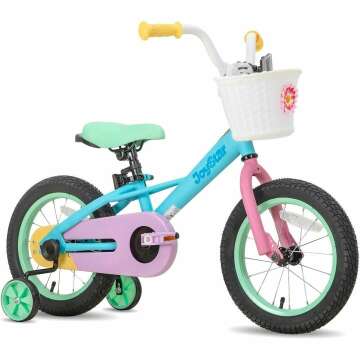 JOYSTAR Rainbow Kids Bike - 12" 14" 16" for Ages 2-7